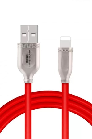 S48 Lightning Kablo iphone Uyumlu 1M 3A - Kırmızı