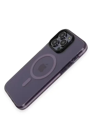 iPhone 14 Pro Max Kılıf Tigra Magsafe Kapak - Derin Mor