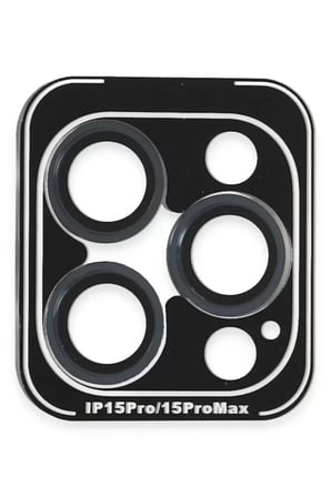 iPhone 15 Pro Max PVD Metal Kamera Lens - Lacivert