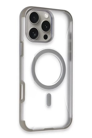 iPhone 16 Pro Max Hilton Magsafe Kapak - Titan Gri