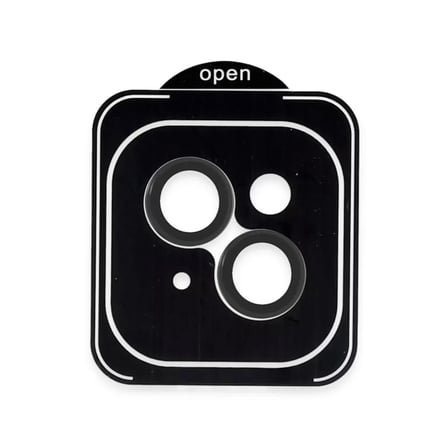 Joko Apple iPhone 13 Uyumlu PVD Metal Kamera Lens - Siyah