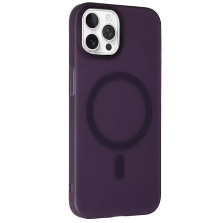 Bezos Professional iPhone 15 Pro Max Kılıf Magsafe Arka Kapak Derin Mor