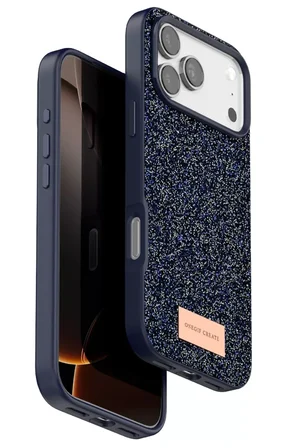 iPhone 17 Pro Max Bright Simli Kapak - Mavi