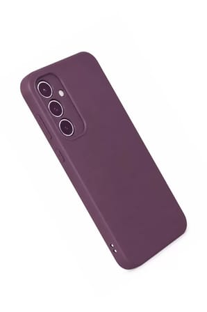 Galaxy A35 5G Kılıf First Silikon - Mürdüm
