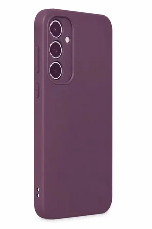 Galaxy A35 5G Kılıf First Silikon - Mürdüm