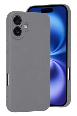iPhone 16 Plus Kılıf First Silikon - Gri