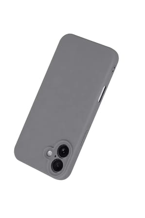 iPhone 16 Plus Kılıf First Silikon - Gri