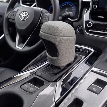 Toyota Uyumlu Silikonlu Otomatik Vites Topuzu Koruyucu Kılıfı Gri