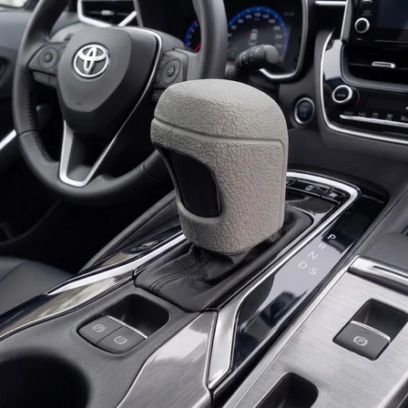 Toyota Uyumlu Silikonlu Otomatik Vites Topuzu Koruyucu Kılıfı Gri