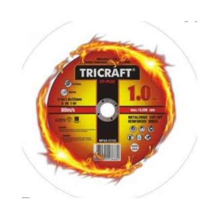 Trıcraft X Plus 115X1X22.23 mm Inox Kesici Taş 10 Adet -3301