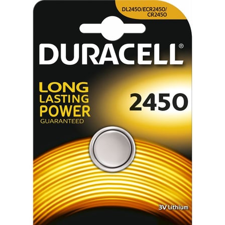 Yuvarlak Düğme Pil 2450 3 Volt