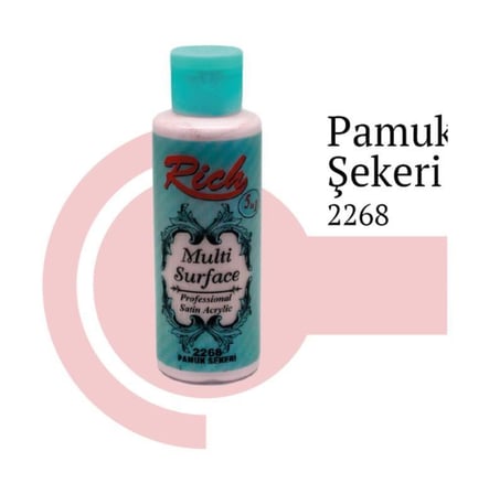 Multi Surface 2268 Pamuk Şekeri Akrilik Boya 120 cc