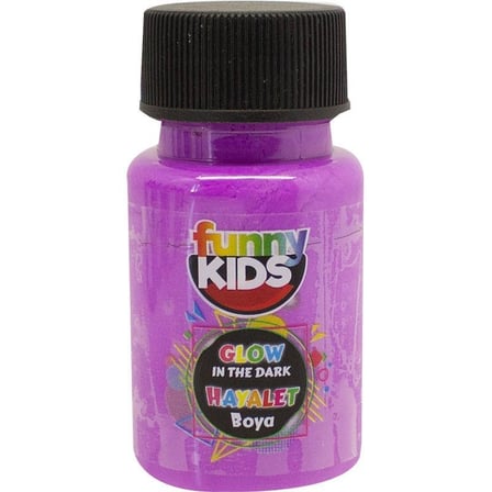 4486 Mor Funny Kids Glow In The Dark Hayalet Boya 50 cc