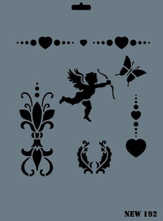 New Seri N-192 Stencil 35x25 cm