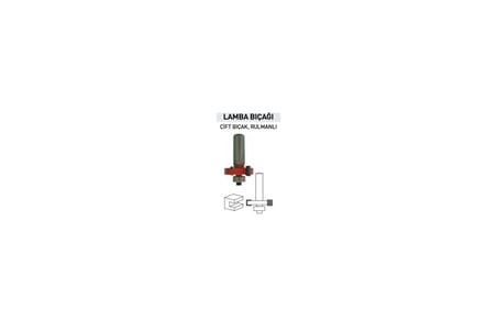 14446 Çift Bıçak Rulmanlı Freze Lamba Bıçağı 4X12 mm
