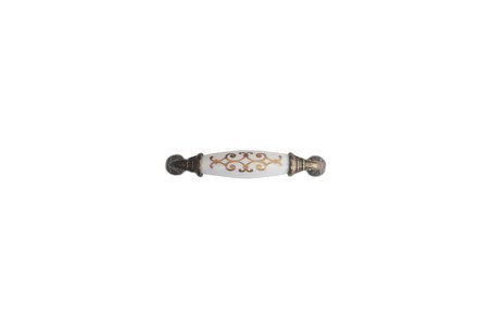 Klasik Silindir Kulp Antik Sarı 96 mm