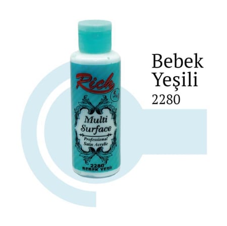 Multi Surface 2280 Bebek Yeşili Akrilik Boya 130 cc