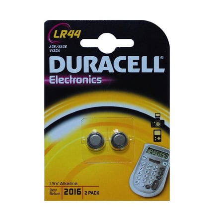 LR44/AG13/A76 1.5 Volt Alkalin Pil 2 li Paket