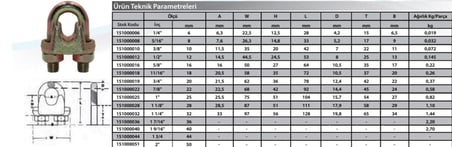 M16 Klemens ( 2 Adet )