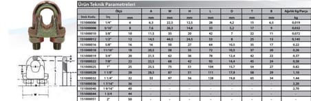 M6 Klemens ( 5 Adet )