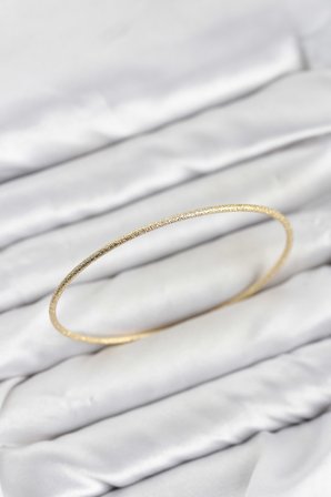 CM Gold Renk Simli Model 65 mm Bilezik