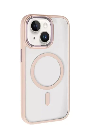 iPhone 15 Magsafe Kapak - Pembe