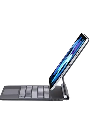 iPad Pro 11 (2022) Kılıf X7 Magic Manyetik Klavyeli Tablet Kılıfı - Siyah