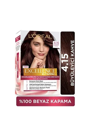 Paris Saç Boyasi & Excellence Intense 4.15 Büyüleyici Kahve