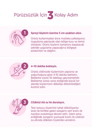 Tüy Dökücü Krem & Sprey Hassas Ciltler İçin 150ML