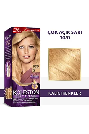 KOLESTON İNTENSE SAÇ BOYASI & NO: 10/0 ÇOK AÇIK SARI