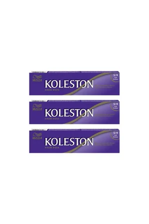 KOLESTON SİNGLE SAÇ BOYASI & NO: 5/4 AÇIK KESTANE