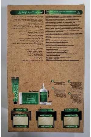 Dolce ARGAN/KERATİN Doğal Set Boya No: 900 Süper Açıcı Sari