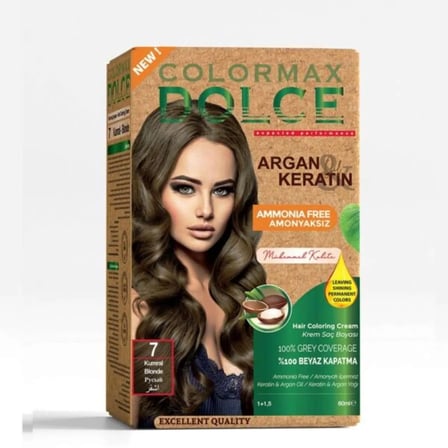 Dolce Amonyaksız, Doğal Set Boya - 7 Kumral