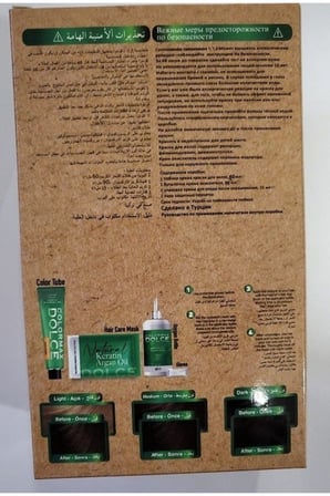 Dolce Amonyaksız, Doğal Set Boya - 6 Koyu Kumral