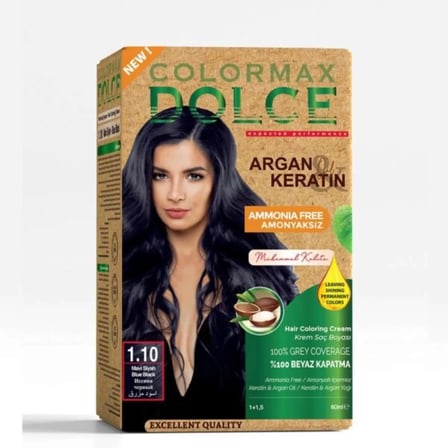 Dolce Amonyaksız, Doğal Set Boya - 1.10 Mavi Siyah
