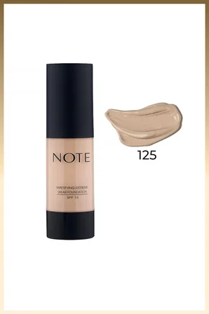 Mattifying Extreme Wear 125 Beige Ivory Mat Bitişli SPF 15 Kapatici Fondöten