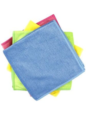 HOME 375 GSM 40X40 UNİVERSAL PARLAK DOKU TEMİZLİK BEZİ MAVİ + PEMBE