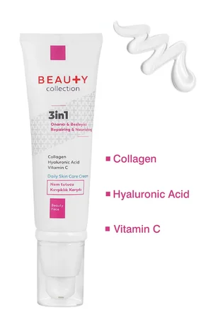 Collection Yüz Bakim Kremi & Nemlendirici, Onarici, Besleyici Ve Yaşlanma Karşıtı Gündüz Kremi 60ML
