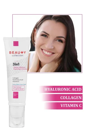 Collection Yüz Bakim Kremi & Nemlendirici, Onarici, Besleyici Ve Yaşlanma Karşıtı Gündüz Kremi 60ML