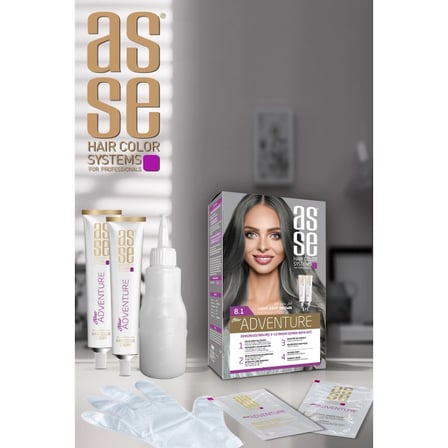 Saç Boya Seti 50 + 50 ml - 8.1