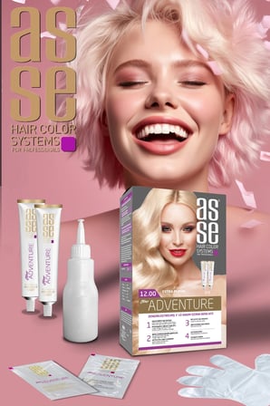 Saç Boya Seti 50 + 50 ml - 12.00