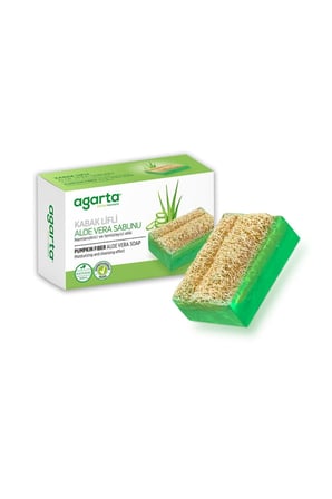Doğal Kalıp Sabun 150gr - Aloe veralı Kabak Lifli