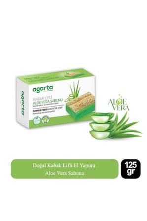 Doğal Kalıp Sabun 150gr - Aloe veralı Kabak Lifli