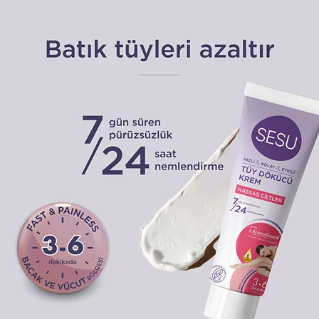 TÜY DÖKÜCÜ KREM & HASSAS CİLTLER İÇİN 100ML,,