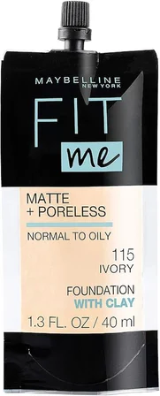 Newyork Fondöten & Fit Me Matte Poroless No: 115 Ivony