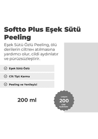 EŞEK SÜTÜ ÖZLÜ PEELING 200 ML