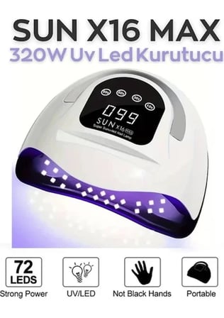 UV LED Tırnak Kurutucu Cihazı - X16 Max