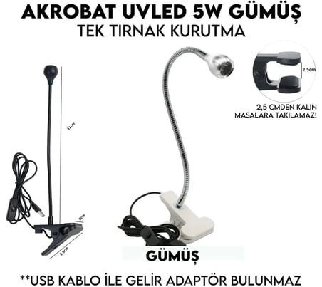 Mini UV LED Lamba Jel ve Kalıcı Oje Kurutucu