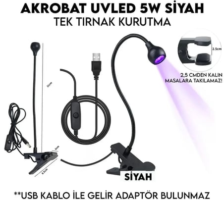 Mini UV LED Lamba Jel ve Kalıcı Oje Kurutucu