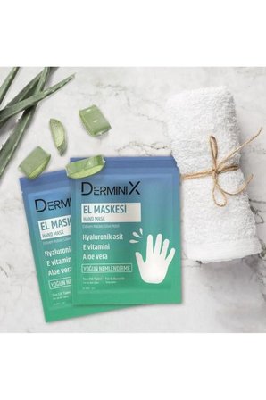 El Bakim Maskesi & Hyaluronik Asit E Vitamini Aloe Vera Özlü El Maskesi